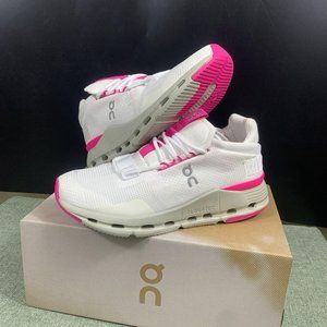 💖On Running Cloudnova White & Carnation